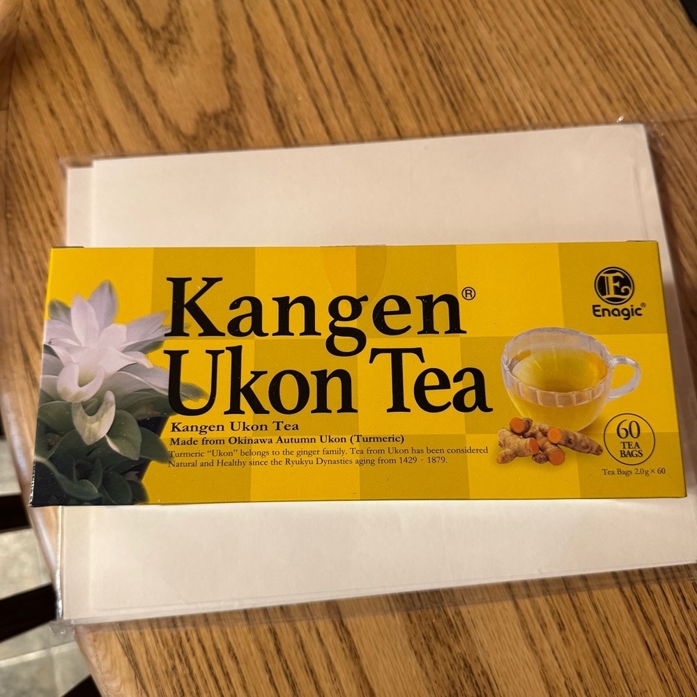Enagic Kangen Ukon Tea – 60 Tea Bags – Brand New & Sealed